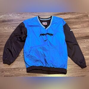 Vintage 90s NFL Nike Pro Line Carolina Panthers pullover reversible jacket Large